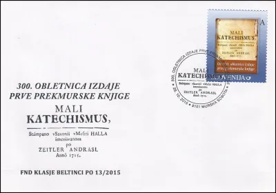 300. OBLETNICA IZDAJE PRVE PREKMURSKE KNJIGE